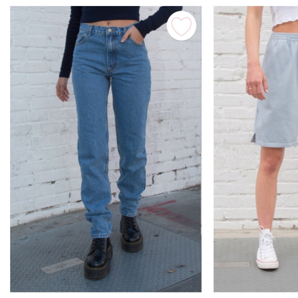 Brandy Melville Carly light wash jeans